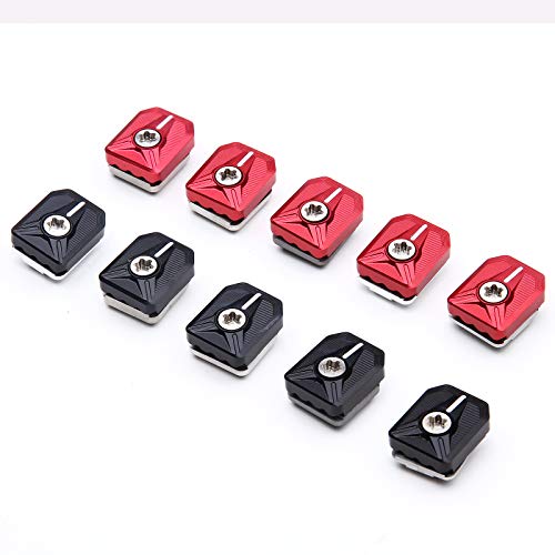 SHABIER One Piece 5g 7g 9g 11g 13g Red/Black Optional Golf Slide Movable Weights for Taylormade M1 M2 Driver (1X 13g RED Weight)