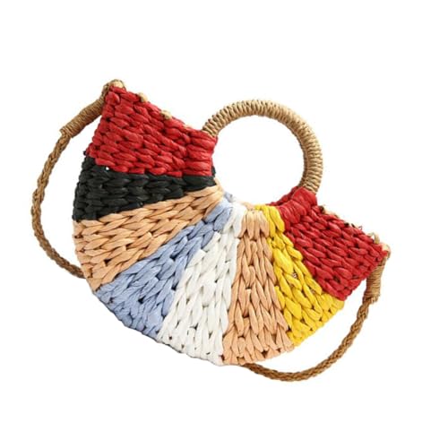 Sac de plage en paille tressée Healvian pour sublimer vos journées estivales et sorties mer