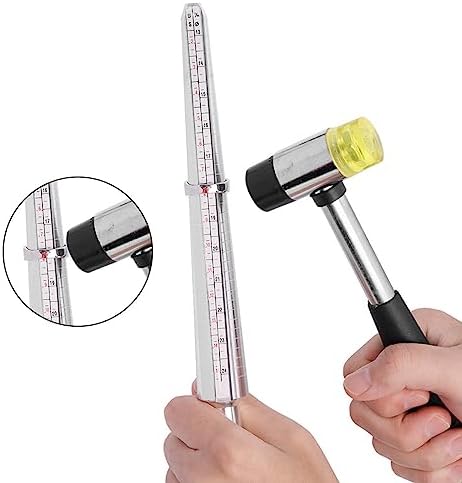 LXMJNCJP Ring Sizer Measuring Tool Mandrel Gauge Jewelry Hammer Measurement Maker Kit Sizing Stick — view 7