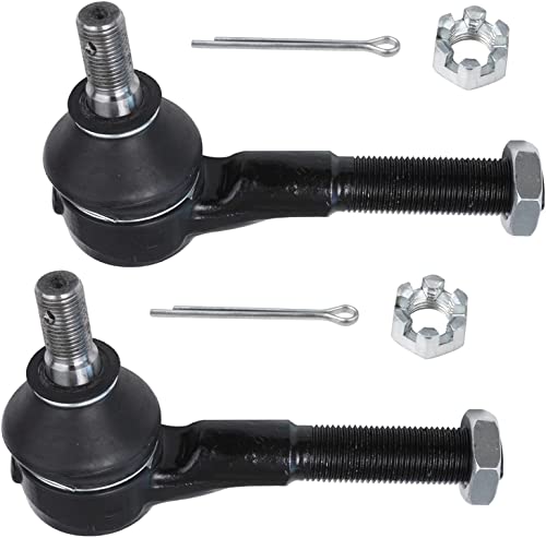 Image of Detroit Axle - 6pc Front End Control Arms Kit for 1994-2000 Mitsubishi Montero, 1997-2004 Montero Sport, 2 Upper Control Arms w /Ball Joints 2 Lower Ball Joints 2 Outer Tie Rods 1998 1999 Replacement