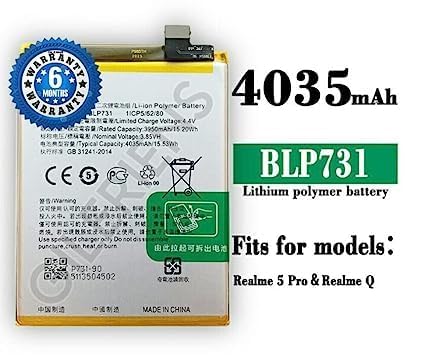 Image of Original BLP731 Battery for Oppo 5 Pro Battery with 6 Month Warranty** (CC128)