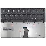 Replacement Laptop English Black Keyboard with Frame for Lenovo G500 G505 G505A G510 G700 G700A G710 G500AM G700AT P/N: 25210891 MP-12P83US-686 25010823 11S25210891