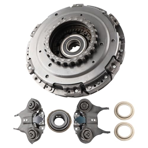 MISIOEK Auto Transmission w/Dual Clutch & Transmission Fork Fit For 2012-2017 Hyundai Veloster L4 1.6L, Replace 41470-2A000 41200-2A001