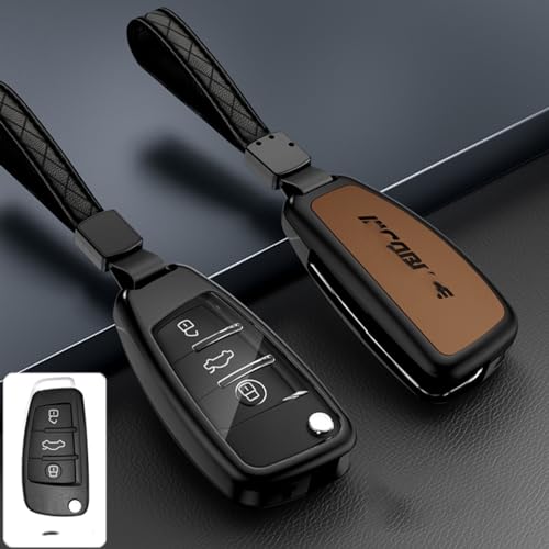 Funda para llave de coche para el día a día en series Q7 A3 Q3 con logotipo 6