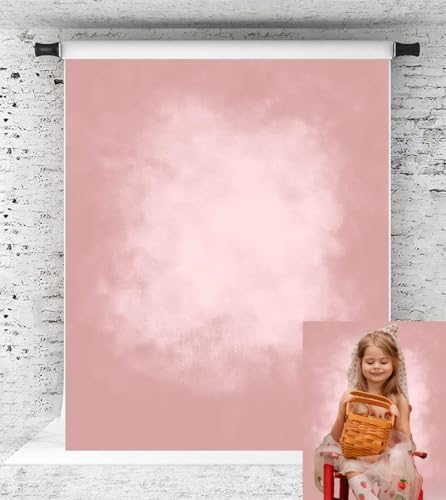 Kate Toile de Fond en Microfibre pour Studio Photo - 1,5 x 2,2 m - Rose
