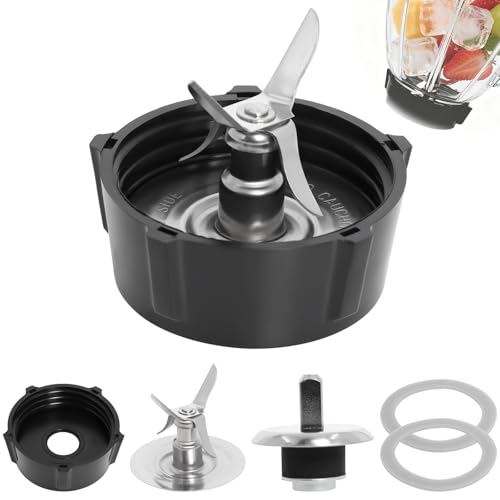 Blender Blade for Oster Osterizer with Sealing Ring Gasket 4902 Jar Bottom Coupling Stud Pin Kit Compatible with Oster Blender Glass Jar Replacement Kit