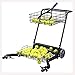Tennis Ball Collector Hopper, Automatic Pick-Up Retriever with 360° Rotating Wheel, 290 Ball Large Capacity