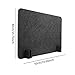IEUDNS Desk Divider Privacy Panel Practical Reliable Felts Reducing Noise for Office Home Employees Reception Area, Black and Grey, 40cmx50cm