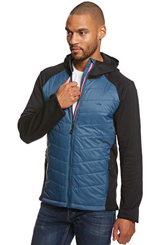 Jeff Green Herren Elastische Kapuzen Thinsulate Hybrid Jacke Noel, Größe - Herren:M, Farbe:Jeans Cover