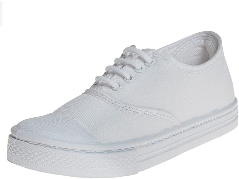 Liberty Boys & Girls Tennis White School Shoes_1