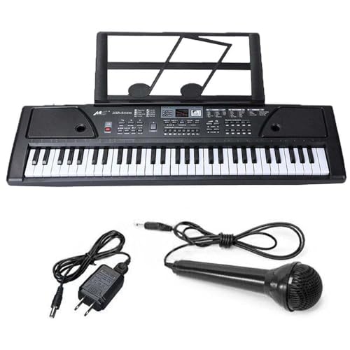 Image of Kids Piano Keyboard-Portable 61 Keys Electronic Musical Instrument -Electronic Keyboard Digital Teaching Music Piano-Music Stand, Mic, USB Power Gift for Boys Girls Beginner