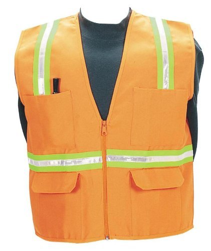 Deluxe Reflective Multi-Pocket Safety Vest