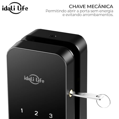 Fechadura de vidro Inteligente Idali Life