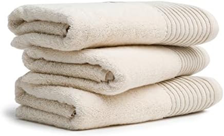 möve Ręcznik wellness Uni z szenilową lamówką 50 x 100 cm ze 100% bawełny (spinair), naturalny