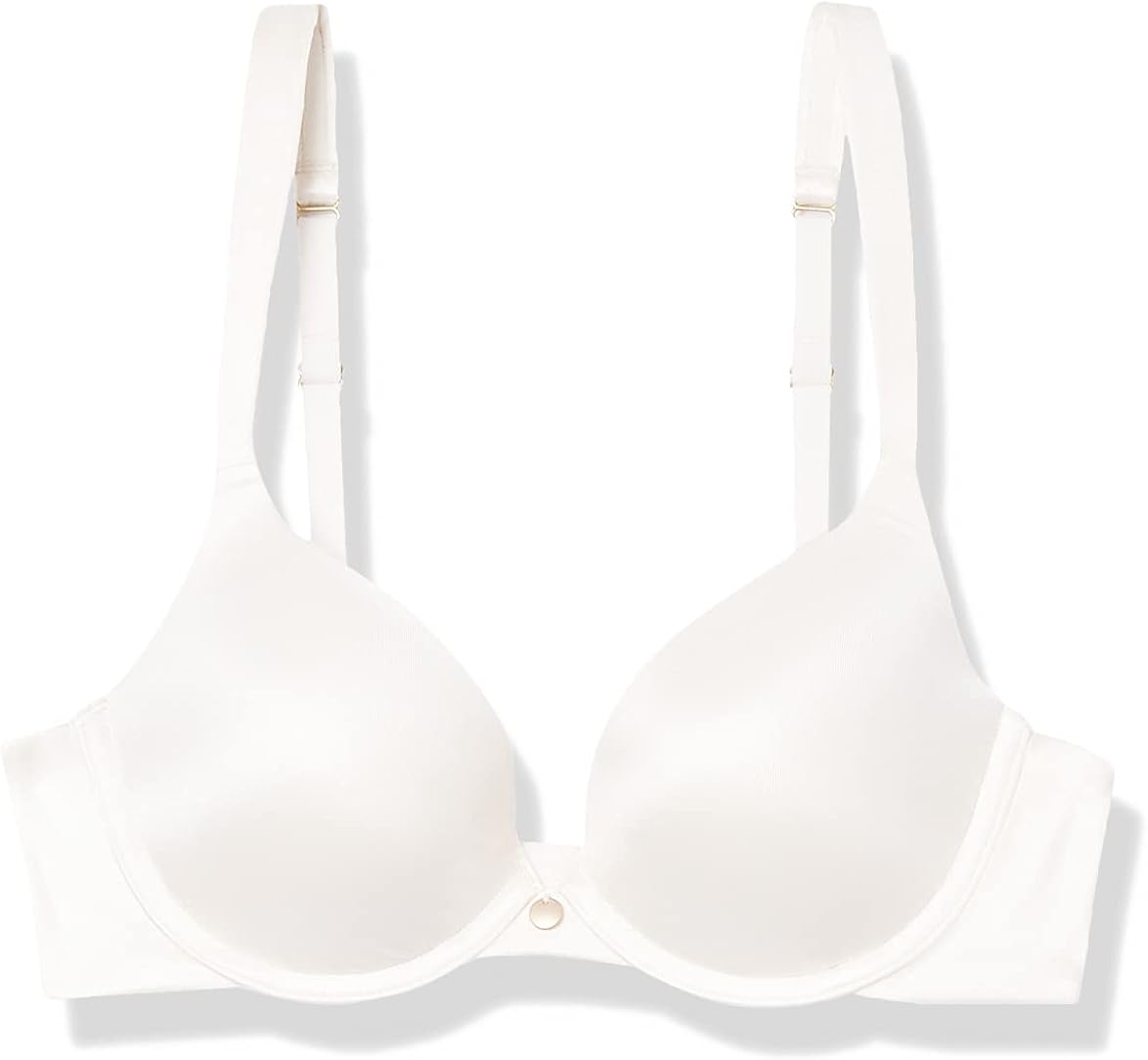 Mae Women's Contour Plunge Microfiber Underwire Bra