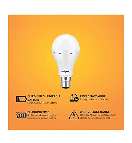 Image of Wipro 12 watt LED emergency blub