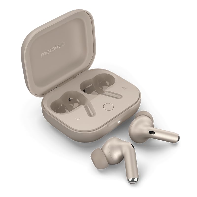 Motorola Moto Buds+ áudio de alta resolução, ANC dinâmico, driver...