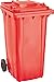 Produktbild OPV Großmülltonne/Mülltonne WAVE 240 l Kunststoffband Rot