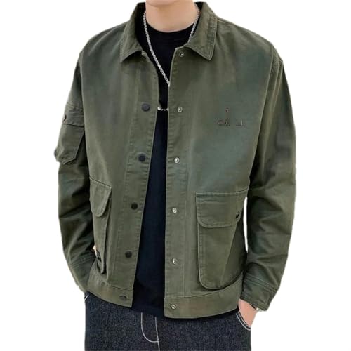 Veste de travail homme style coréen ample haut décontracté printemps - 2