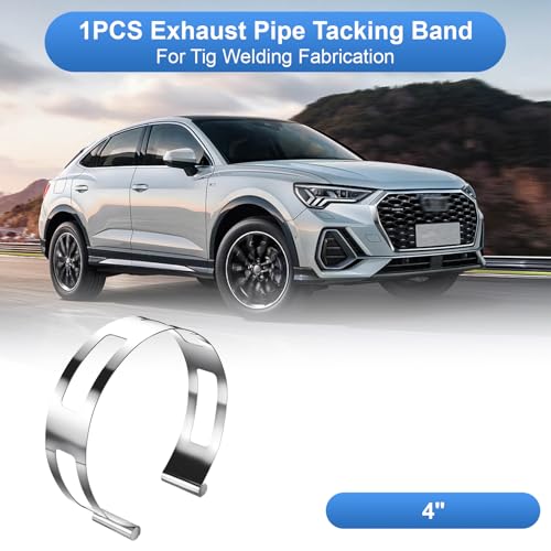 Image of 4 Inch Stainless Steel Exhaust Clamp, Universal for Welding and Exhaust Pipe Repair (4 inches)