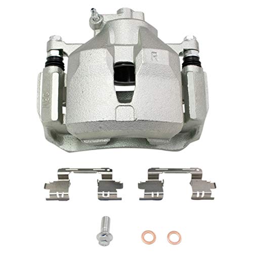 Image of TRQ Front Right Brake Caliper w /Bracket Passenger Side | For 2002-2006 Toyota Camry