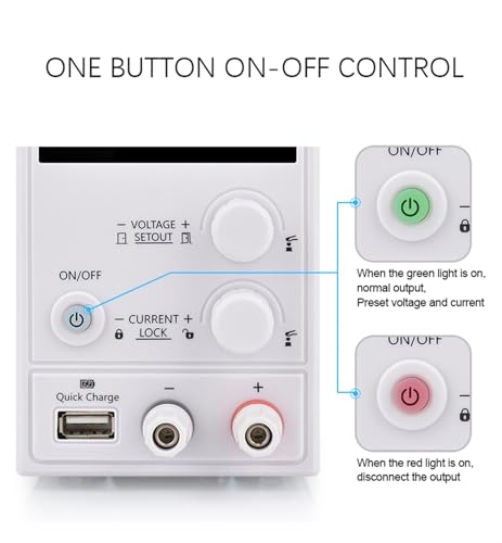 Alimentation stabilisée CC 30V 10A pour éviter les surtensions de labo