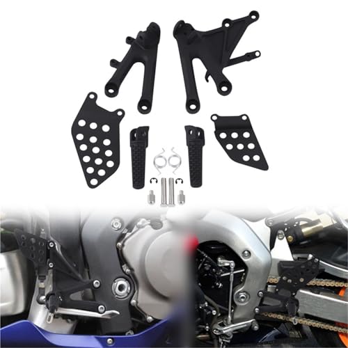 Repose-Pieds de Moto CBR1000RR 2004-2007 Haute Résistance Noir