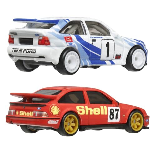 Hot Wheels 2-Pack Ford Escort RS y Sierra Cosworth miniatura 5