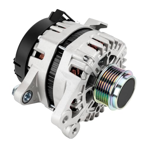 Image of PHILTOP Alternator Compatible With Hyundai for 2017-2020 Elantra 2.0L 2019-2021 Forte 2.0L (Delco Unit; 150 Amp) 11934N 12V CW 6-Groove Pulley