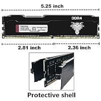 Yongxinsheng DDR4 2666MHz 8GB Desktop RAM PC4-21300 UDIMM Non-ECC Unbuffered 1.2V 288-Pin CL19 PC Computer Memory Upgrade Module Arbeitsspeicher – Ansicht 6