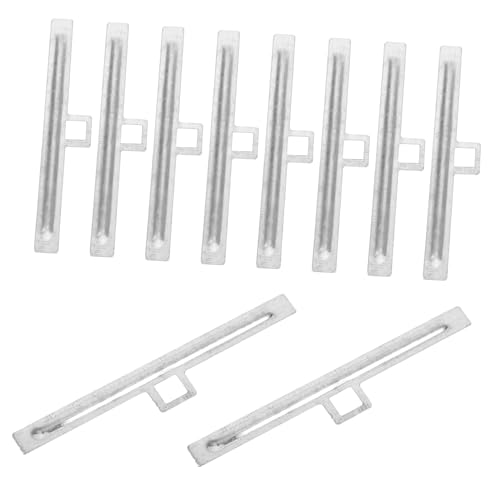 HOLIDYOYO 10pcs Vertical Blind Repair Tabs Hangers for Window Blinds Easy Install Vane Savers Replacement Parts Compatible Styles Minimalist Design