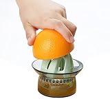 Exprimidor de frutas manual multipropósito: el exprimidor manual se puede usar para exprimir una cantidad de frutas, incluidos cítricos, naranja, pomelo, limón y jugo de lima, así como casi cualquier otra fruta que pueda imaginar.