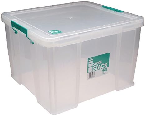 STORESTACK48 Litre Storage Box W490 x D440 x H320 mm Clear RB90125