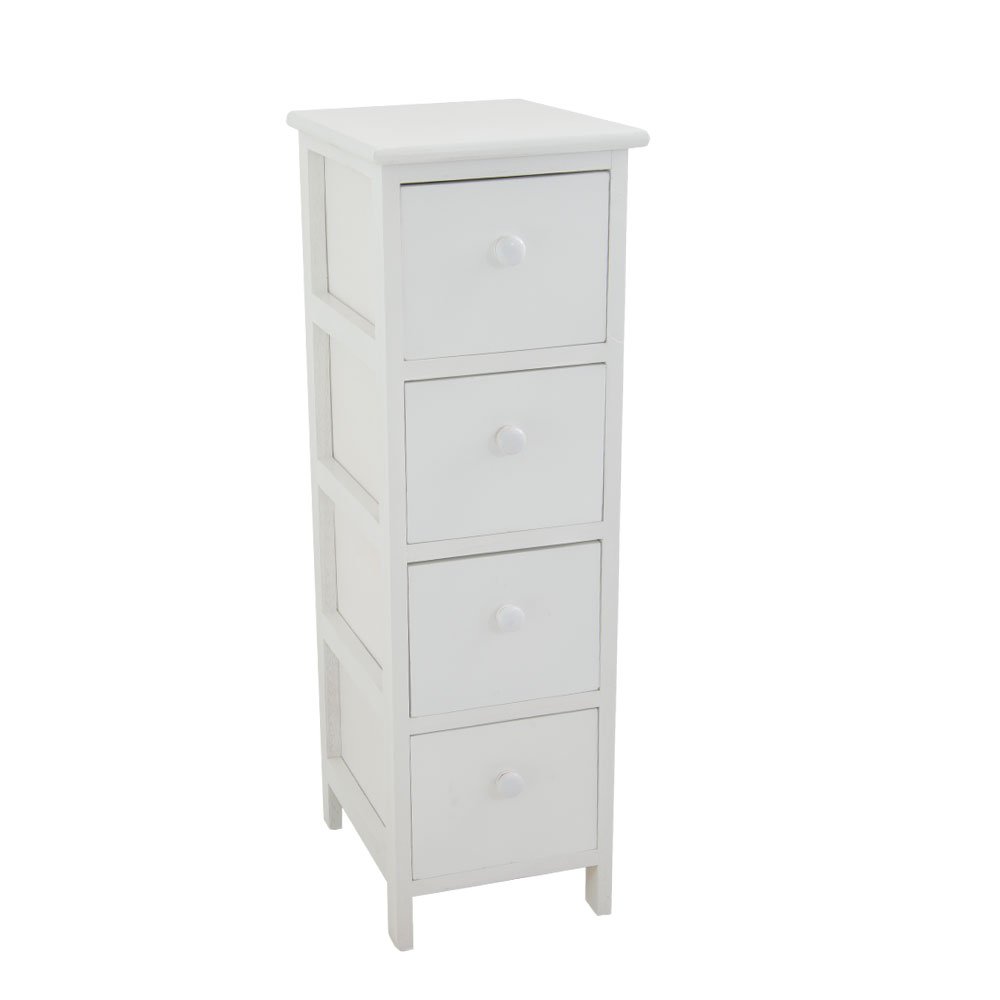 King Collection King Home C656934 Cassettiera 4 Cassetti Legno