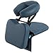 EARTHLITE Massage Kit Travelmate - Ultra-Portable Face Down Tabletop Massage System perfect for Vitrectomy Recovery & On-The-Go Massage, Mystic Blue