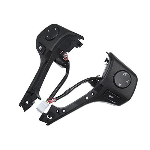 ACROPIX Auto Car Steering Wheel Cruise Volume Control Switch Button Fit for Toyota Corolla - Pack of 1 Black