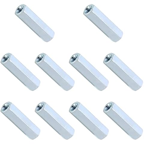 Evecad 10 Packs 5/16''-18 Coupling Nuts Cover