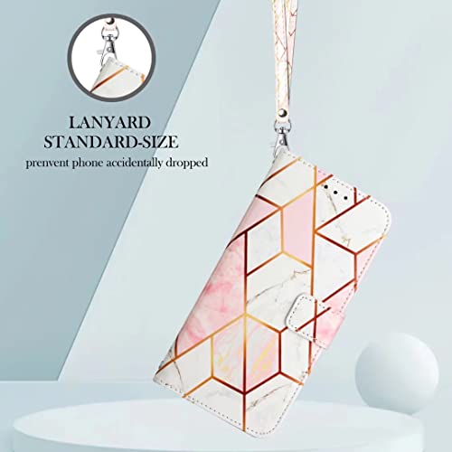 TUUNKMUY voor Motorola MOTO G40/G60 Portemonnee Case voor Meisjes Vrouwen, Motorola MOTO G40/G60 Glitter Marmeren Case… - Image 3