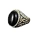 Blisfille Joyería Anillos Hombre Joker Anillos Acero Mujer Anillo de Cruzar Anillos Hombre Oro Negro Talla 27