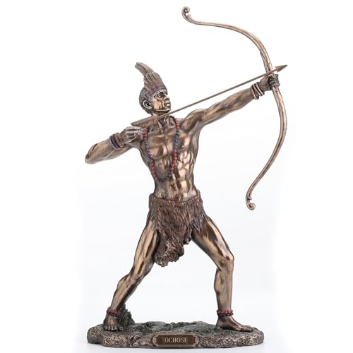 Estatua Orisha Ochosi Diseño Veronese 11 Pulgadas miniatura 2