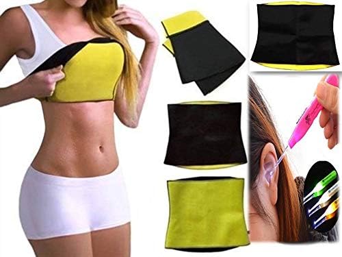 CHANCY Sweat Shaper Slimming Belt for Tummy Trimmer and Belly fat burner for Men and Women - Size XXL
