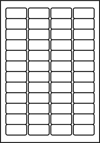 SmithPackaging A4 Self Adhesive Address Labels, 18 Labels Per Sheet, 100 Sheets, 63.5 x 46.6mm 1800 Labels