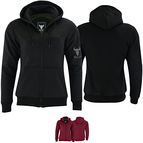 BULLDT Damen Motorrad Hoodie mit Protektoren 100% Aramid Schutz Schutzjacke...