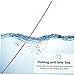 JUMPLAWN 100pcs High-Strength Fishing Wire Leader Rigs with Snap Tackle for and Freshwater Fishing