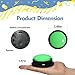 Set of 4 Answer Buzzers, Game Buzzers with Lights and Sound for Trivia Games, Classroom, Family Feud Jeopardy Buzzer, Got Talent, Party Contest Toys, Participation Tools Boys Girls Birthday Gifts