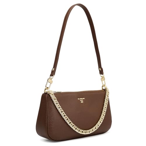 Image of Da Milano Leather Shoulder Bag for Women (00297N)