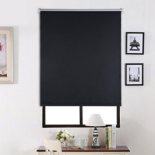 SHINY HOME®, tenda a rullo oscurante con morsetti, tenda...