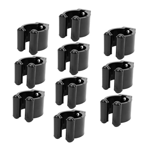 Mipcase 10pcs Wall Mount Fishing Rod Clamp Wall Pole Holder for Fishing Rod Clamp