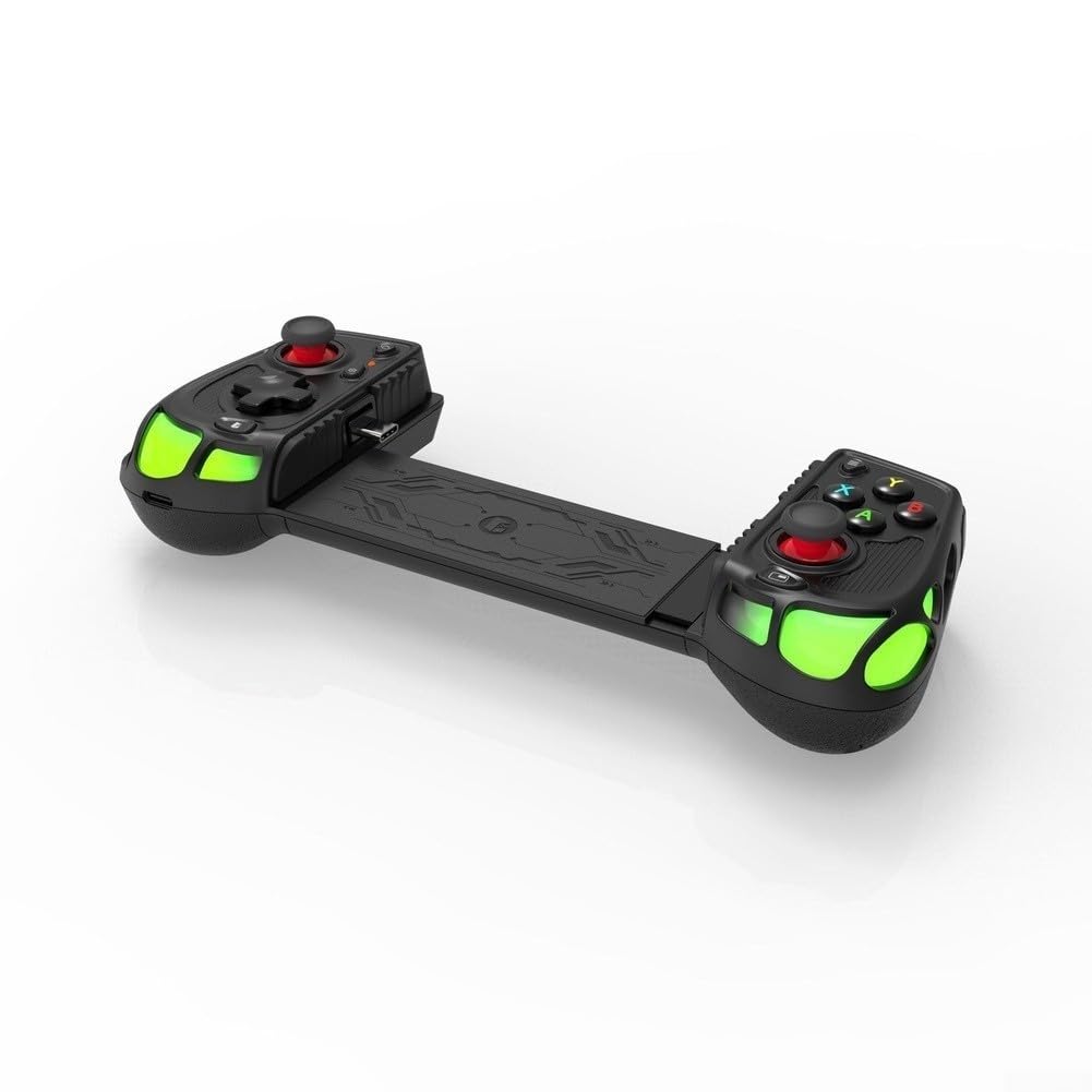 Joystick - Controlador de juegos móvil, sensor de pasillo dual con agarre ergonómico para Android e ios, diseño compacto ABS para juegos competitivos