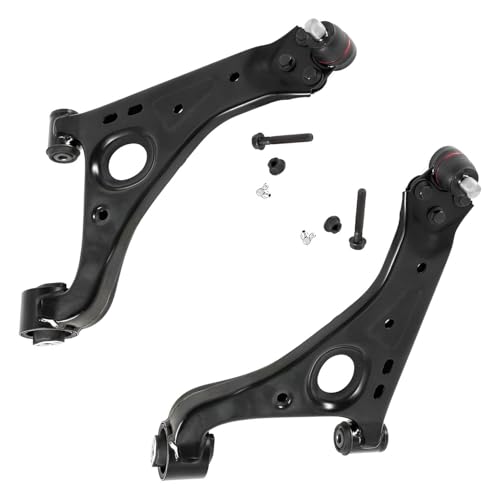 Image of Detroit Axle - 8pc Front End Kit for 2013-2022 Chevrolet Trax, 2 Lower Control Arms with Ball Joint 2 Sway Bar Links 4 Inner Outer Tie Rods 2014 2015 2016 2017 2018 2019 2020 2021 Replacement